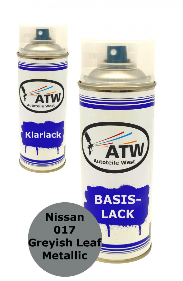 Nissan 017 Greyish Leaf Metallic +400ml Klarlack Set